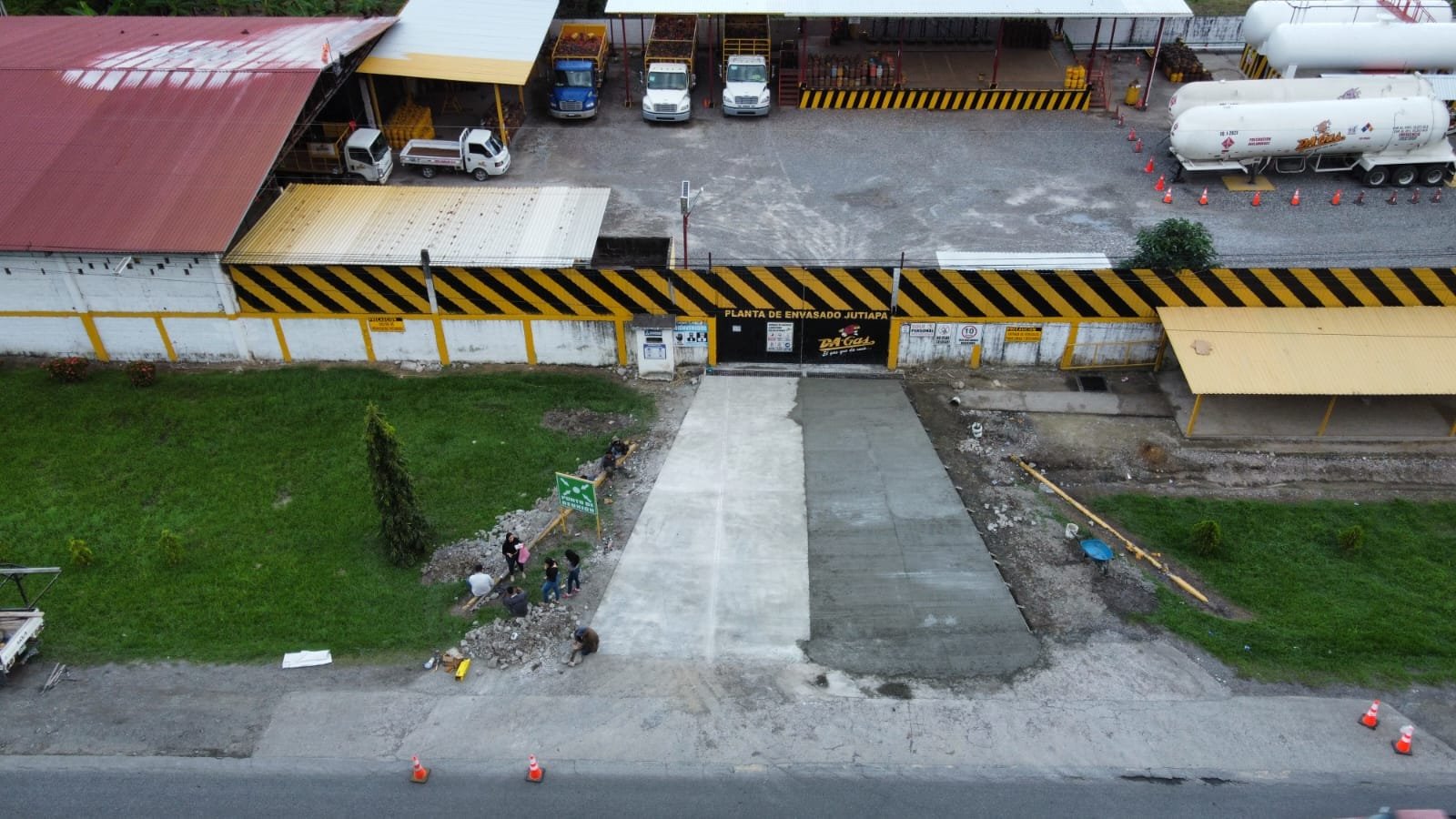Galería de Entrada plantel DaGas Jutiapa Atlantida