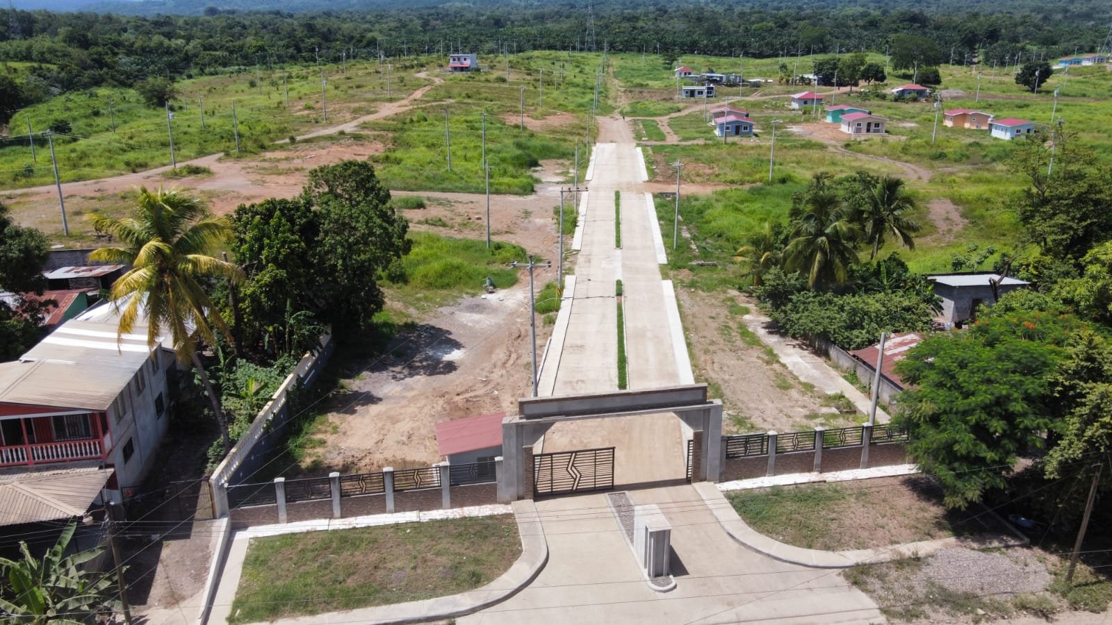 Pavimentación, Residencial San Jerónimo.